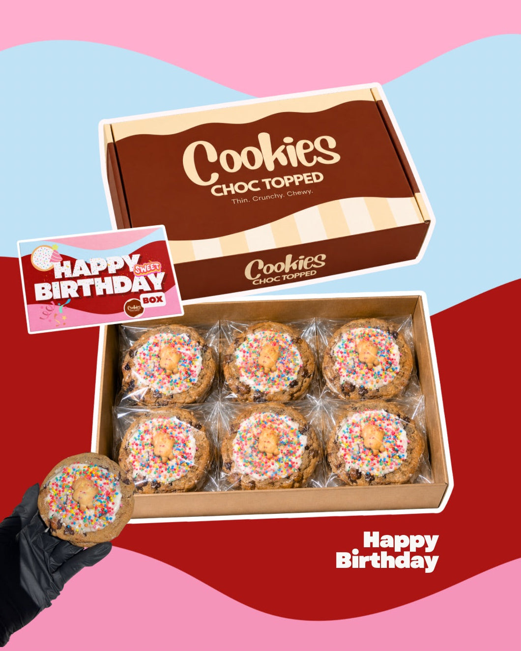 Happy Birthday Cookie Gift Box